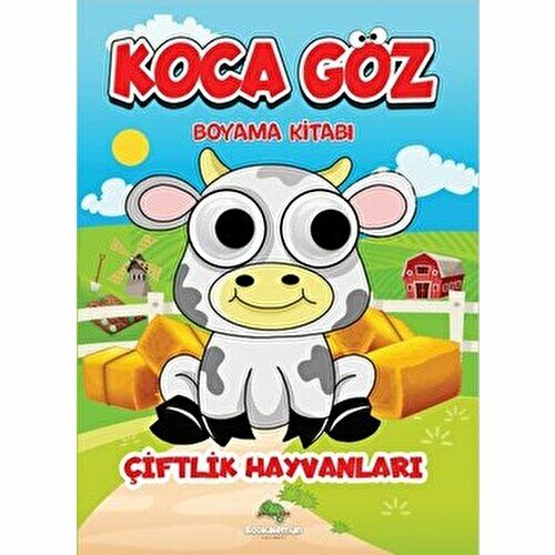 Çiftlik Hayvanları Koca Göz Boyama Kitabı