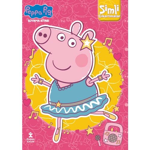 Peppa    Pıg   Simli   Çıkartmalı Boyama Kitabı