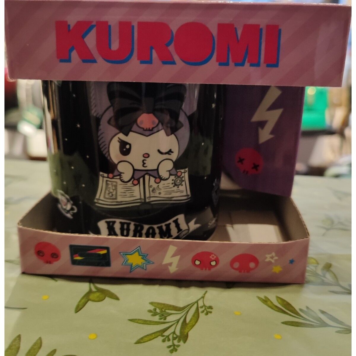 Kuromi Kupa Bardak Porselen Siyah