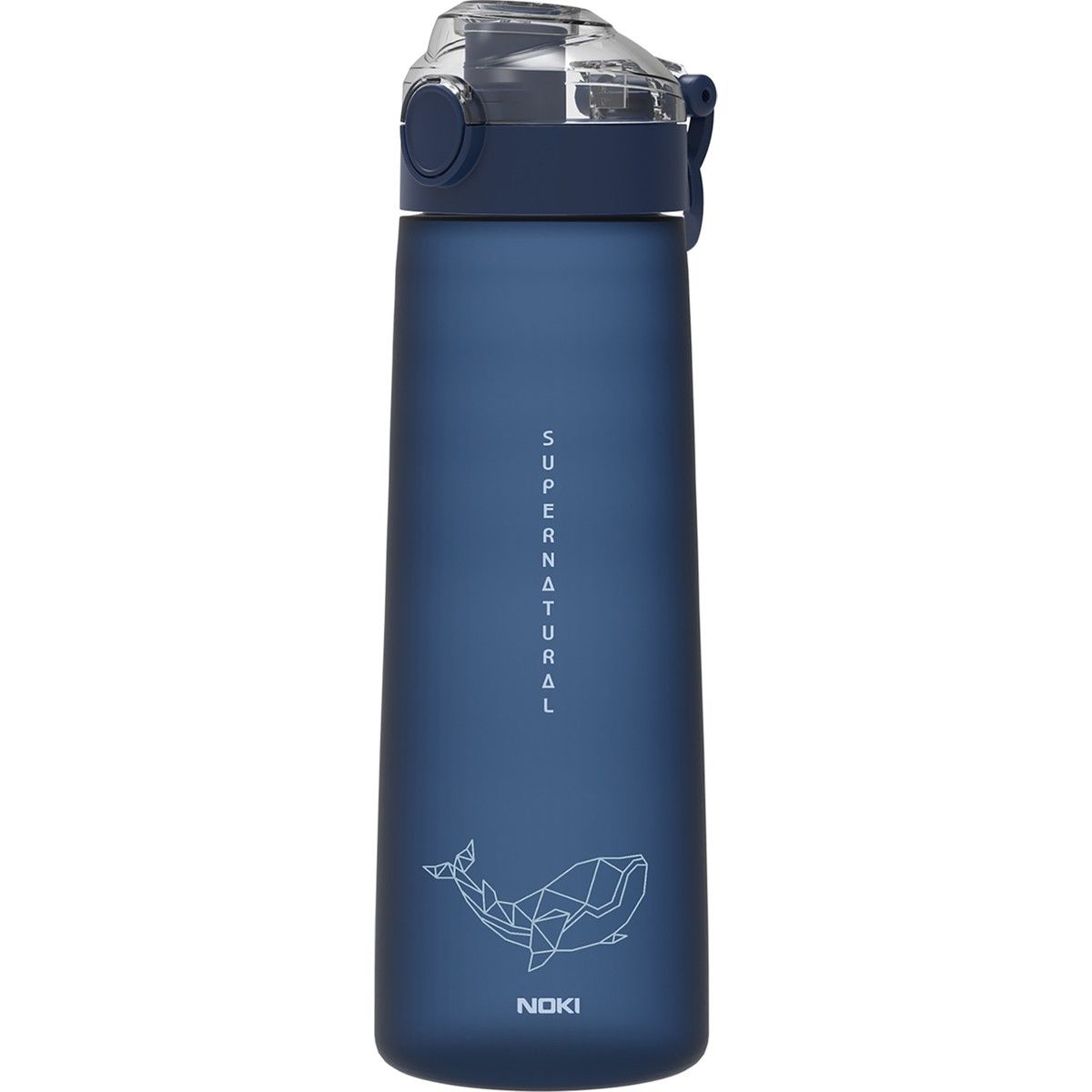 Noki Su Matarası Tritan Auto Kapak Soft Touch 730 ml Mavi