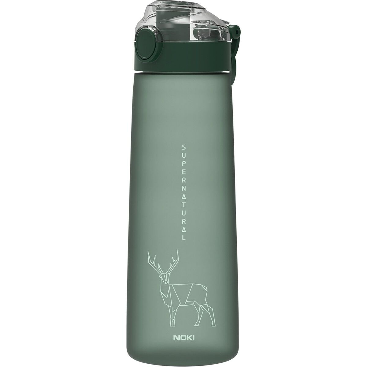 Noki Su Matarası Tritan Auto Kapak Soft Touch 730 ml Yeşil
