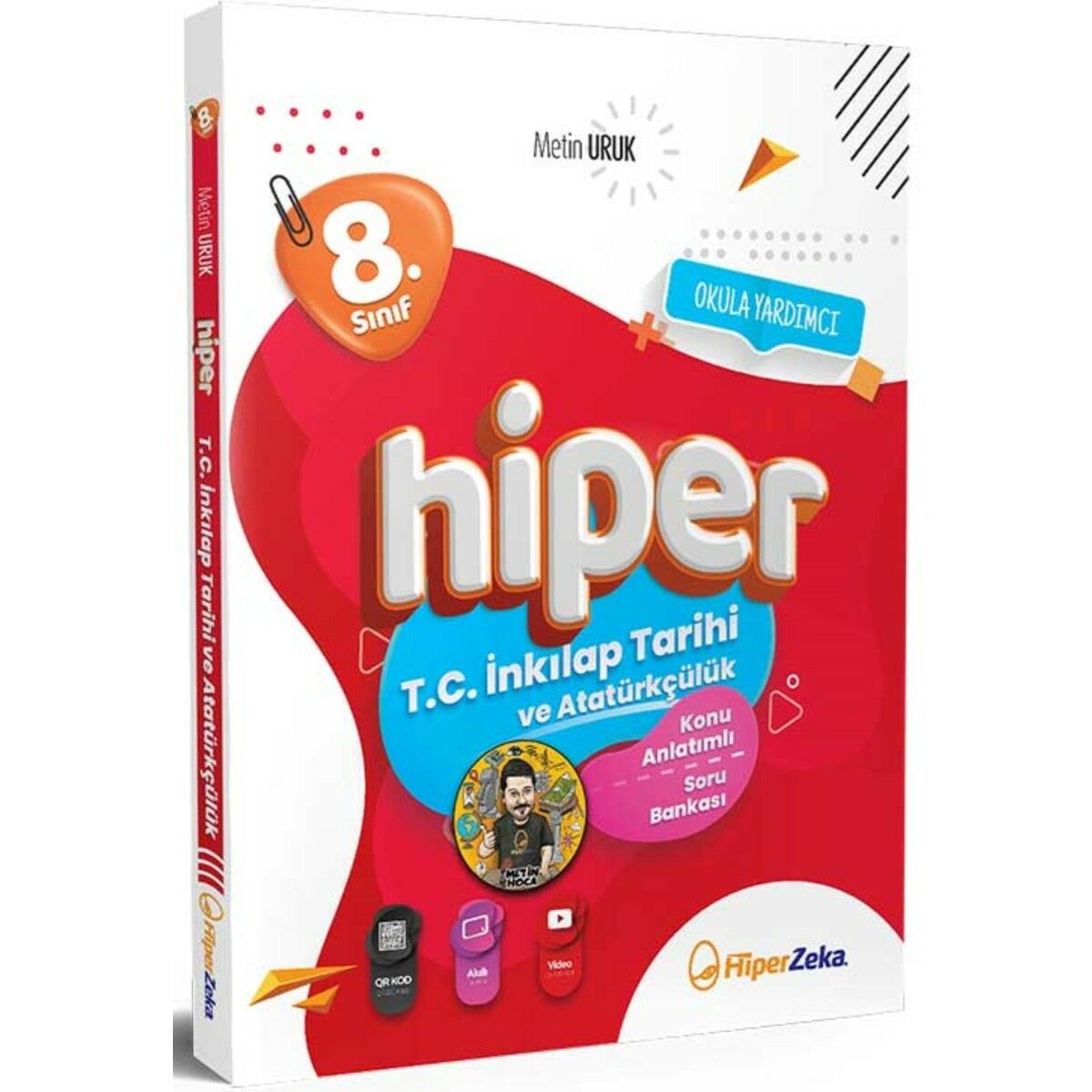 Hiper Zeka Yayınları 8. Sınıf Hiper T.C. İnkılap Tarihi ve Atatürkçülük Konu Anlatımlı ve Soru Bankası
