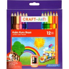 Craft And Arts Kalın Kuru Boya 12 Li