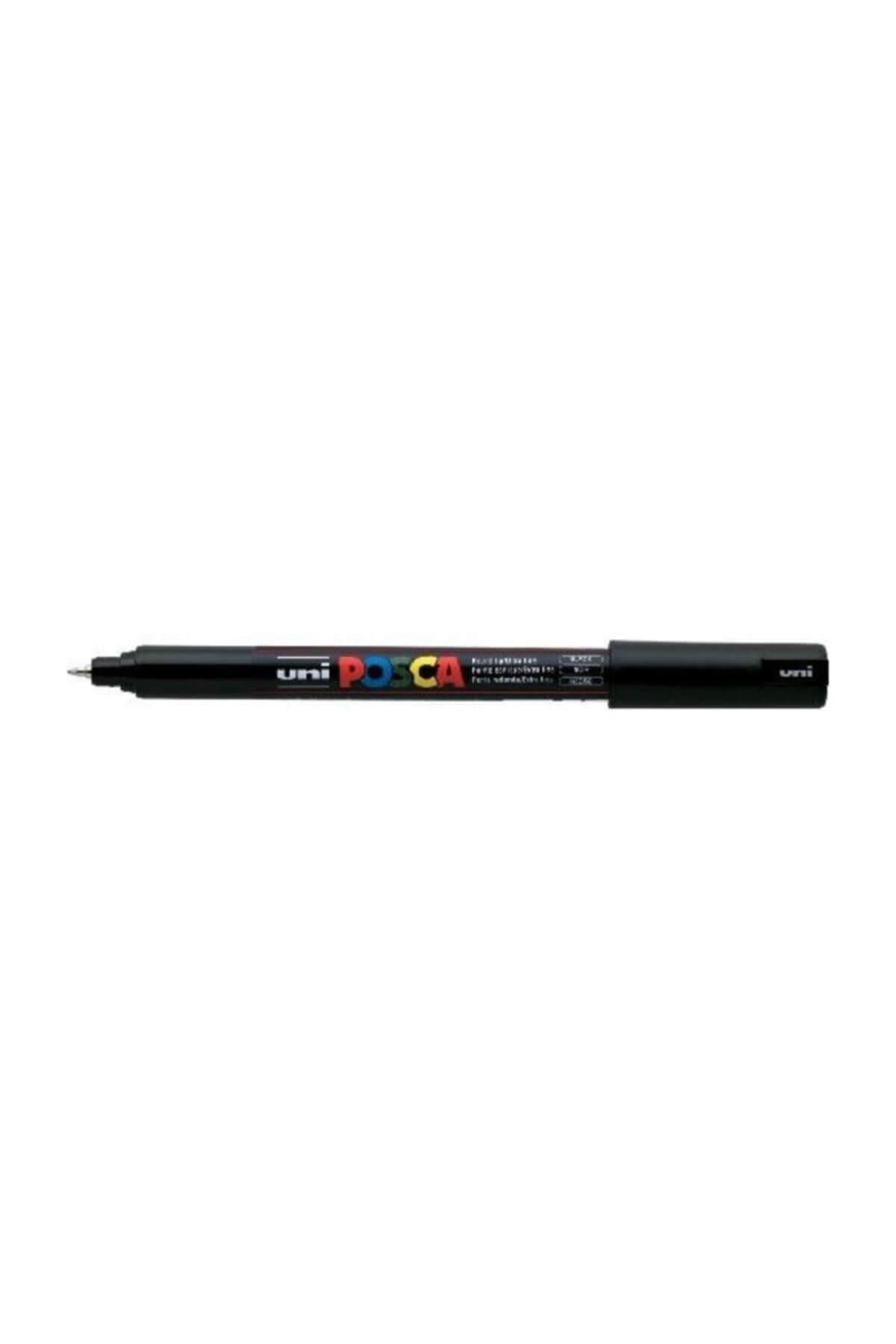 Uni-Ball Markör Posca 0.7 MM Su Bazlı Poster Siyah PC-1MR