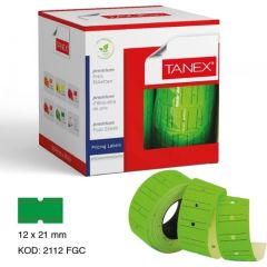 Tanex Yeşil  Etiket Rulo 6 Lı