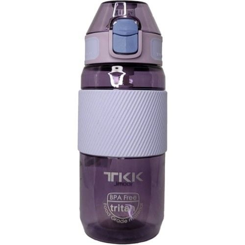 TKK 500 ml Eflatun Sİlikon Pipetli Tritan Suluk Matara
