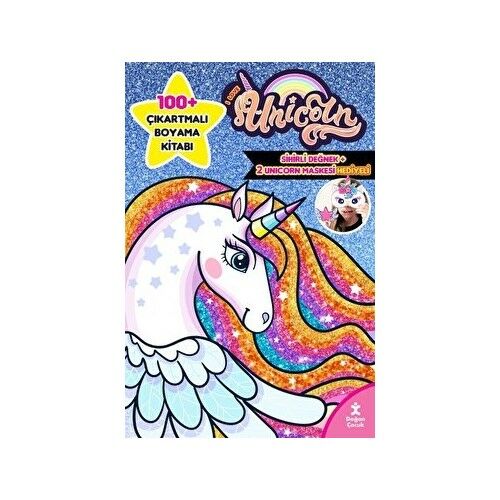 I Love Unicorn 100+ Çıkartma Hediyeli Boyama Kitabı