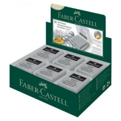 Faber-Castell Plastik Kutulu Gri Hamur Silgi 18'li