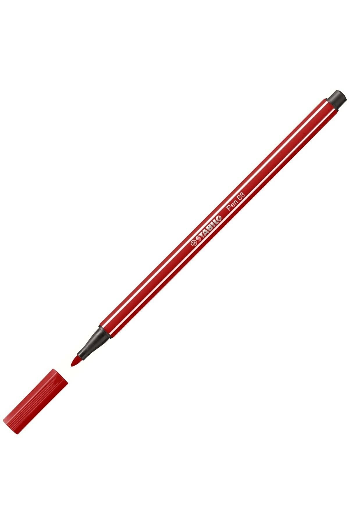 Stabilo Pen 68 - Koyu Kırmızı 68-50