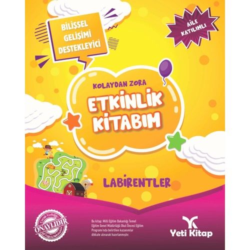 Aktivite Kitabı Yeti Kitap 1