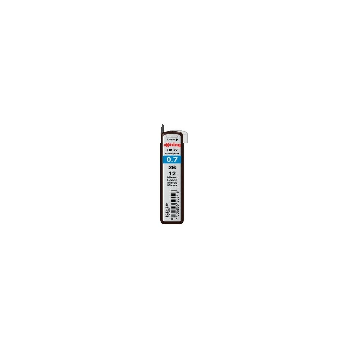 Versatil Kalem Ucu - 2B 0.7mm, 10 Adet