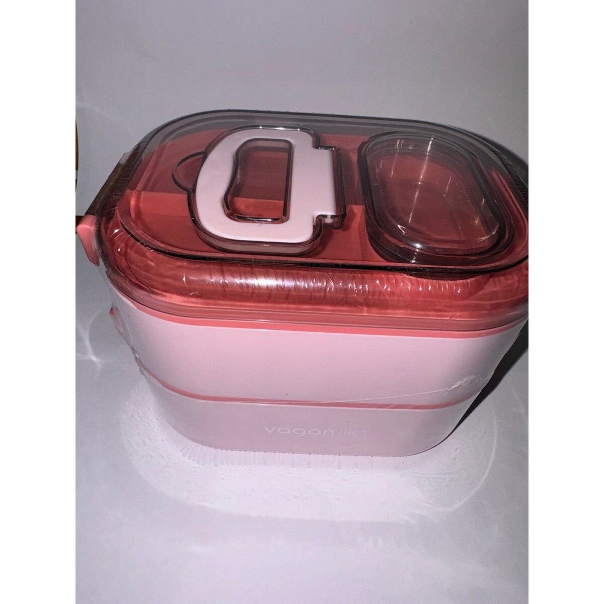 Vagon Çelik Lunch Box 1000 Ml XC-7081 Pembe