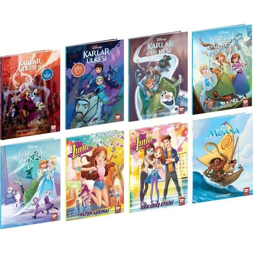 Disney Çizgi Klasikleri Kız Çocuk Seti 8 Kitap