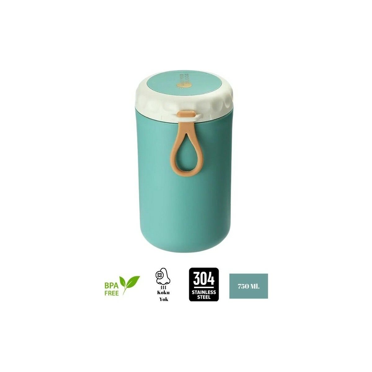 Vagon Çelik Lunch Box 750 Ml Açık Yeşil