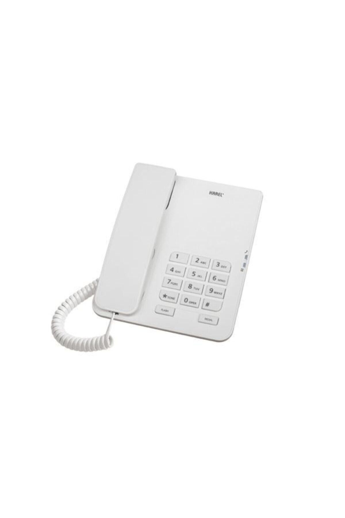 Karel Tm-140 Beyaz Masa Üstü Telefon