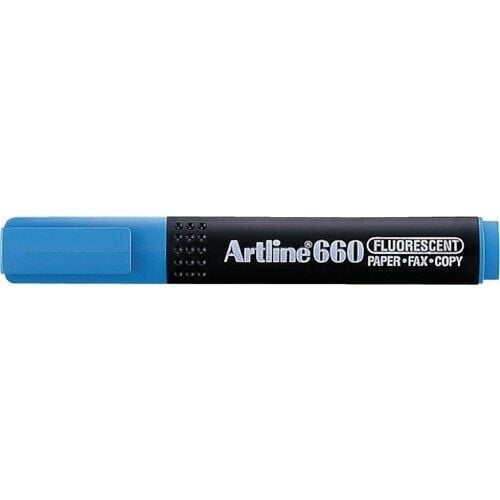 Artline 660 Fosforlu Kalemkesik Uç:1,0-4,0mmaçık Mavi