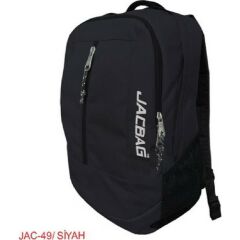 Jacbag Neo İki Bölmeli Sırt Çantası Jac-49 Siyah