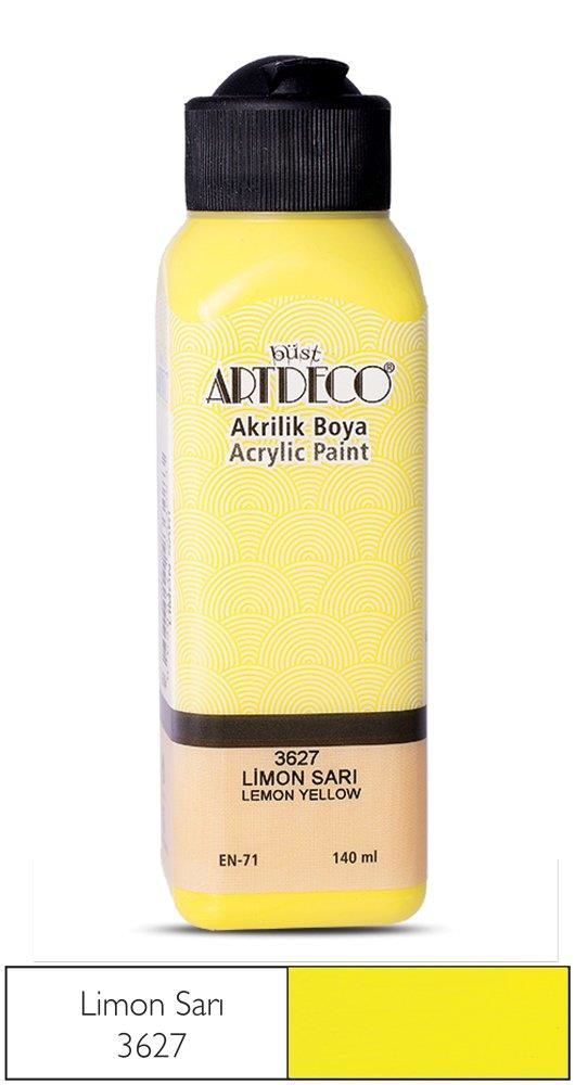 Artdeco Akrilik Boya 140 ML Limon Sarı 070R-3627