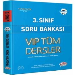 Editör 3. Vıp Sınıf Tüm Dersler S.B. Mavi Kitap