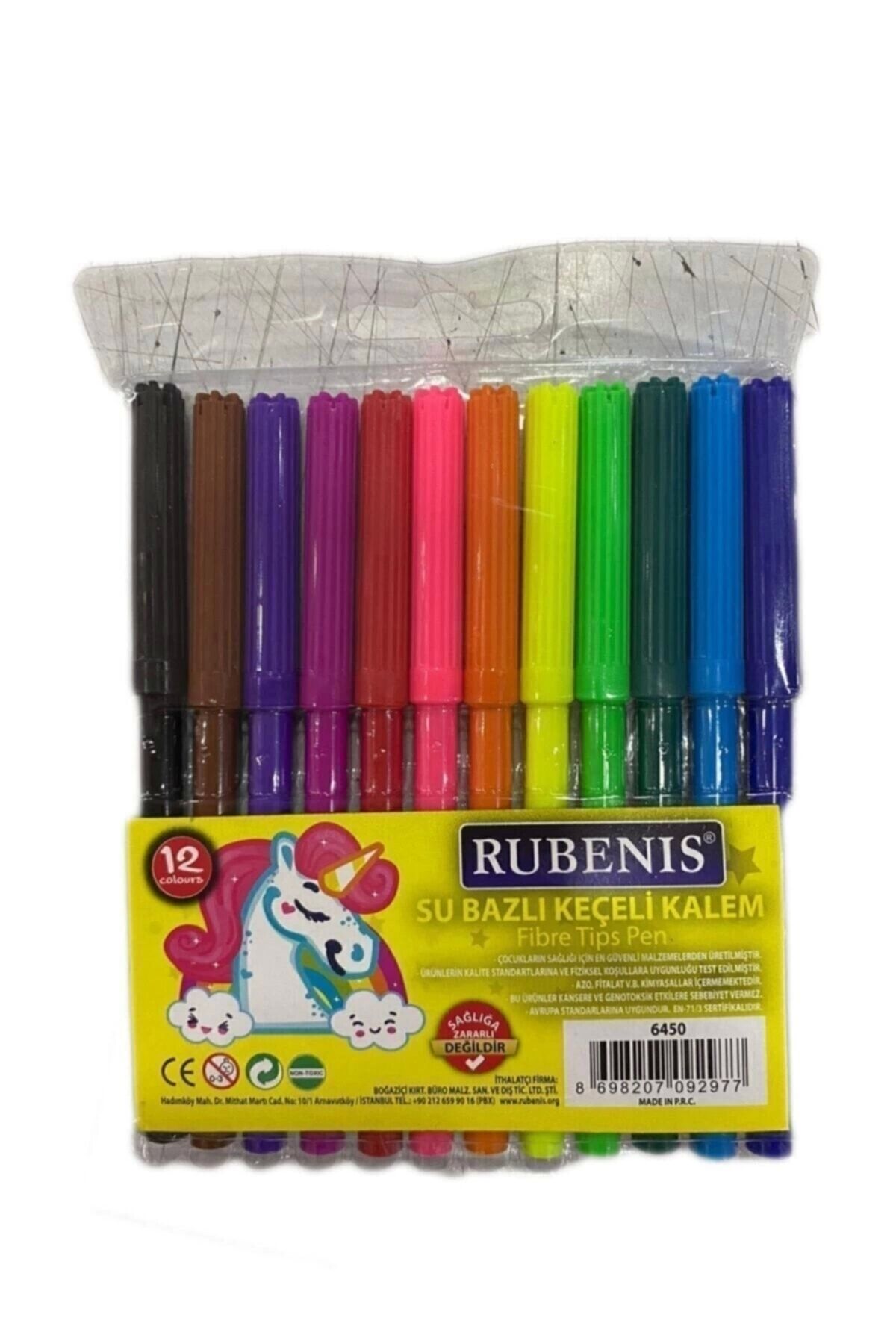 Rubenis 12 Li Keçeli Kalem