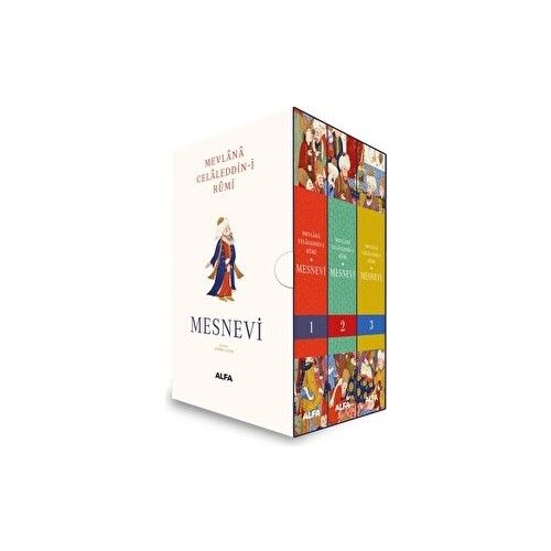 Mesnevi 1-2-3 Ciltli Kutulu Set/m.C.Rumi/alfa