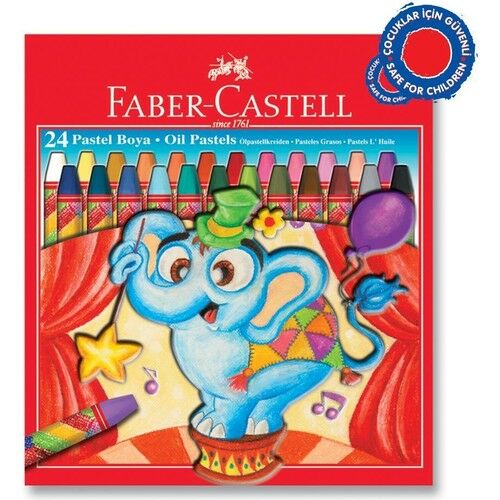 Faber Castell 24 Renk Yağlı Pastel Boya 125324