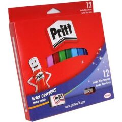 Pritt Jumbo 12 Li Üçgen Mum Boya