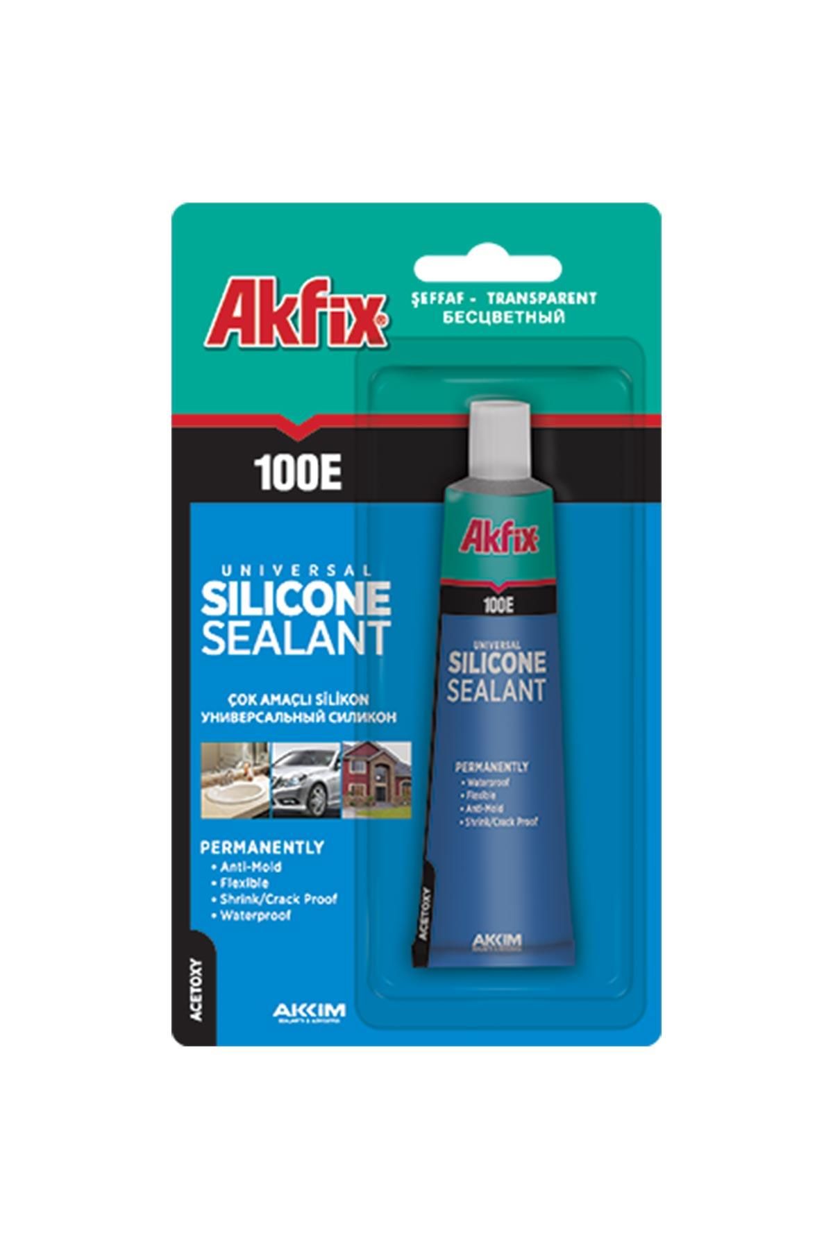 Akfix Tüp Silikon 50 ml Şeffaf