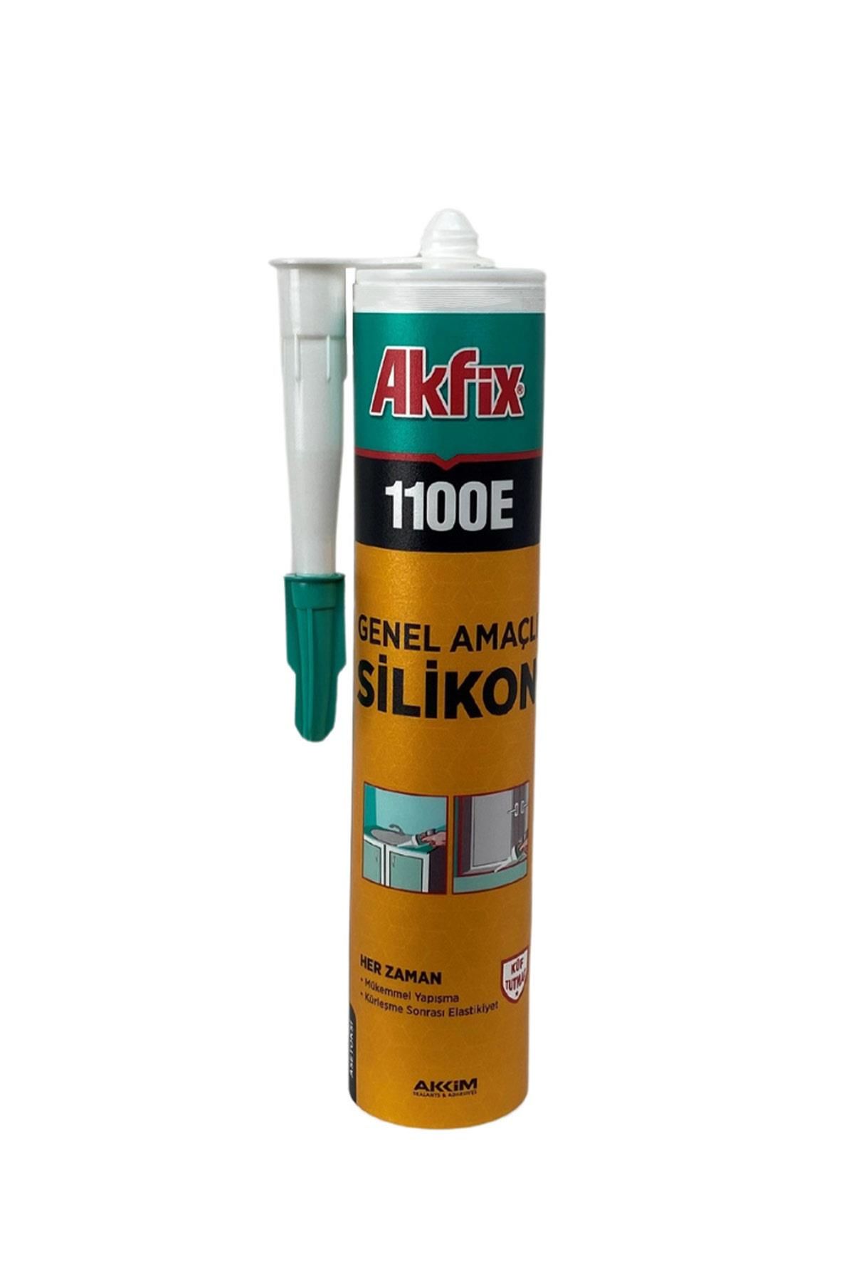 Akfix 1100E Silikon 280 Gr Şeffaf