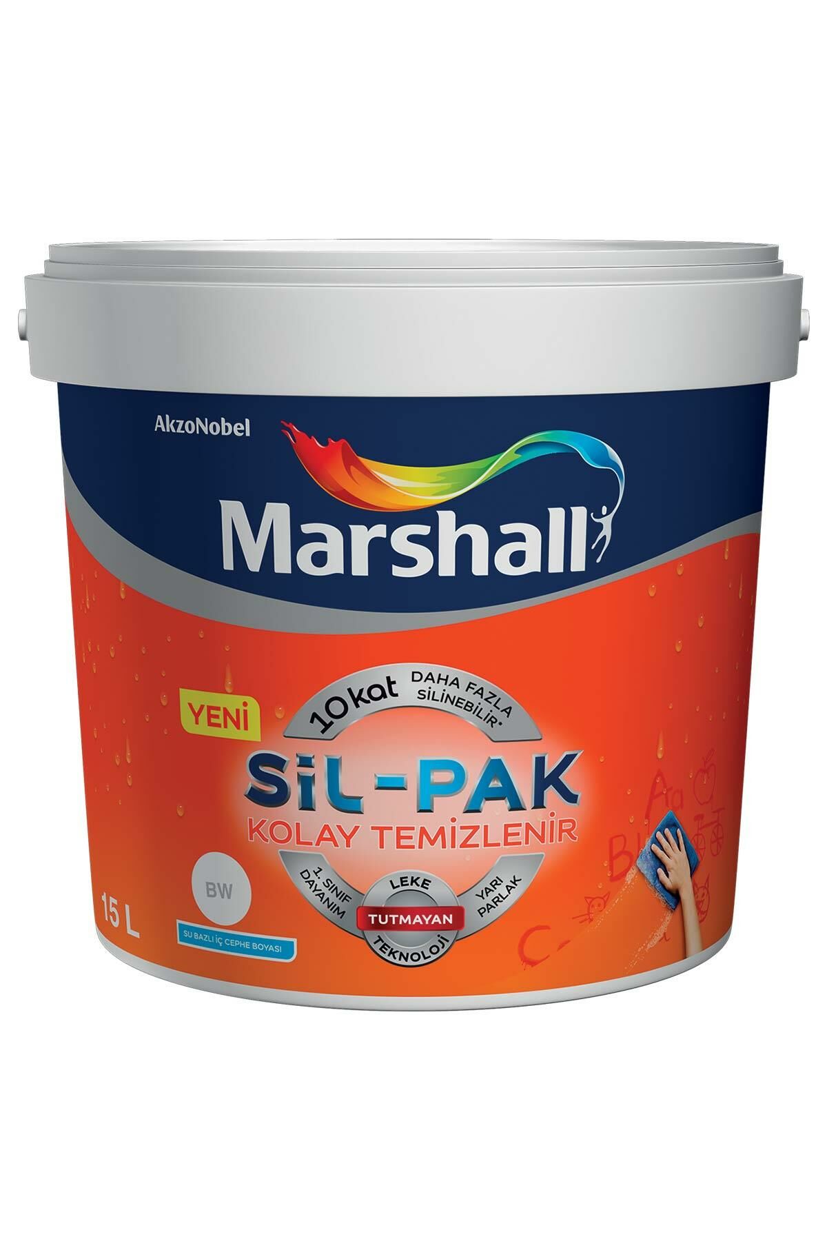 Marshall Sil-Pak İç Cephe Boyası 7,5 Lt 1. Grup