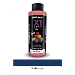 Polisan X1 Art Vernikli Hobi Boyası Lacivert 120 ml.