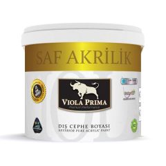 Viola Prima Saf Akrilik Parlak Dış Cephe Boyası 15 lt Beyaz