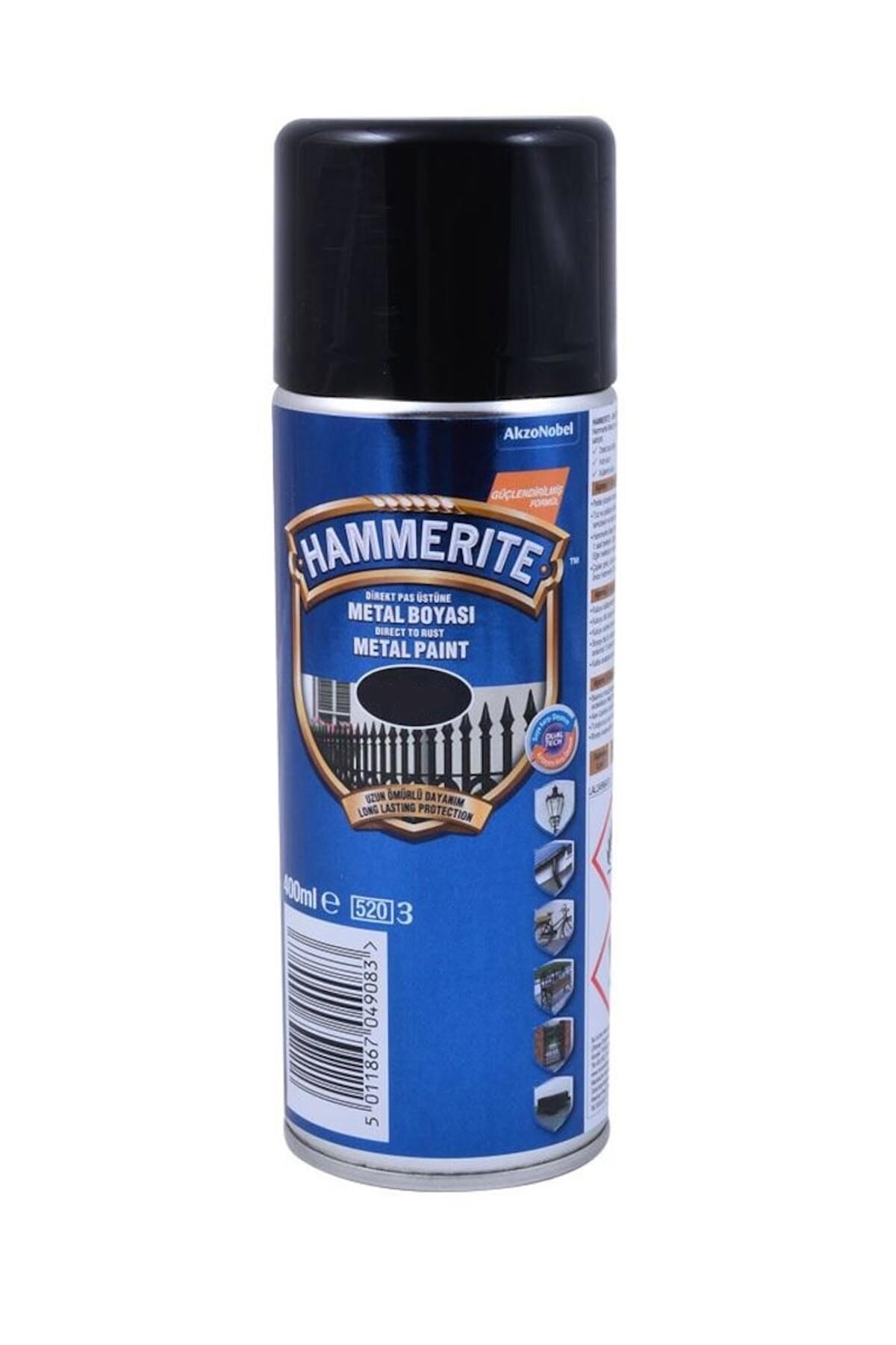 Hammerite Direkt Pas Üzeri Pürüzsüz Sprey Boya 400 ml.