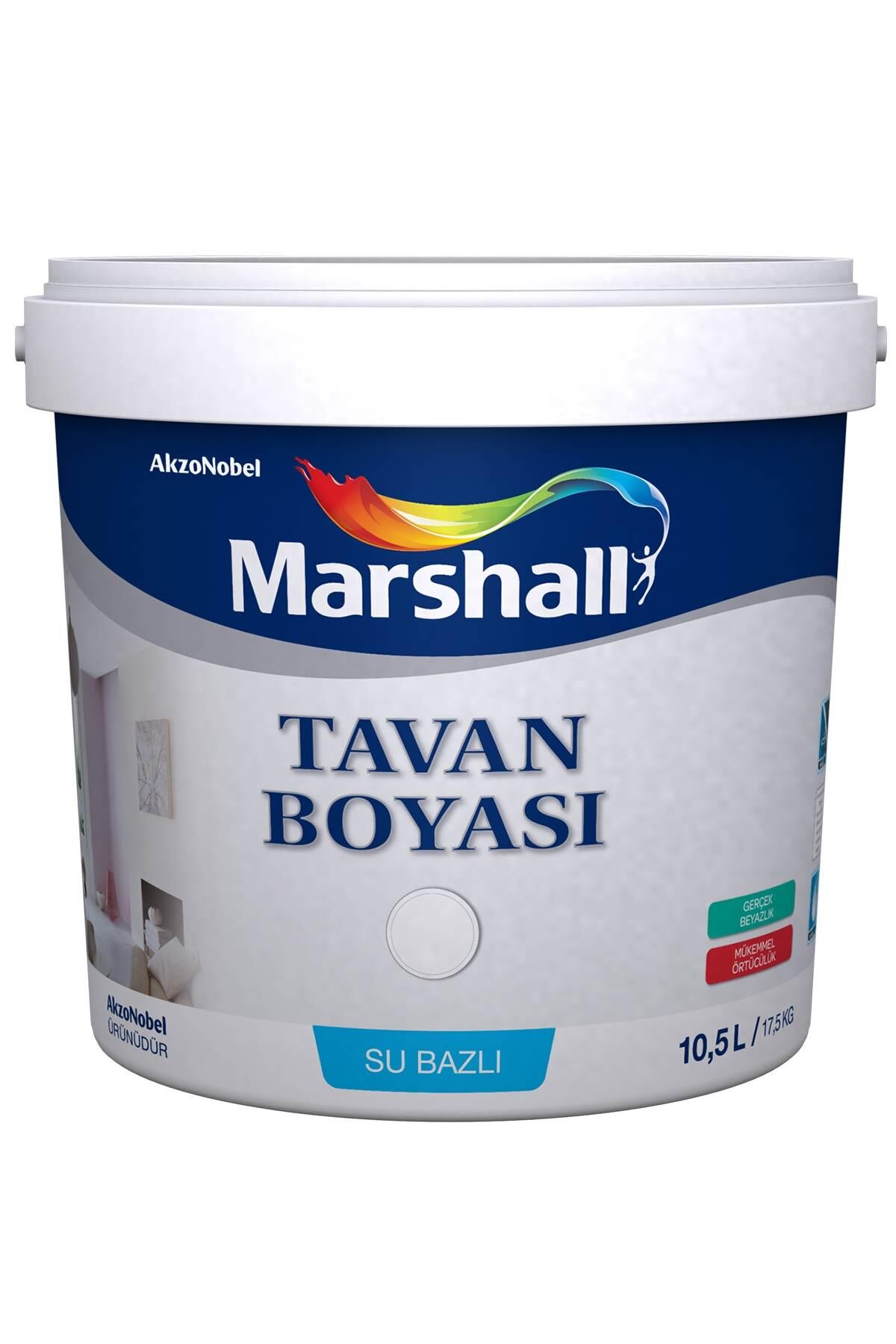 Marshall Tavan Boyası 3,5 Kg Beyaz