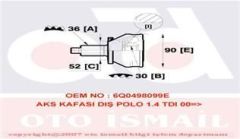 Gkn 306216 Aks Kafası Polo 02-14 / Cordoba Ibıza / Fabıa