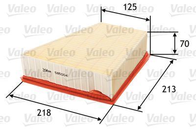 Valeo 585004 Hava Filtresi Seat Ibıza Iv 1.9 Tdı-Volkswagen Polo