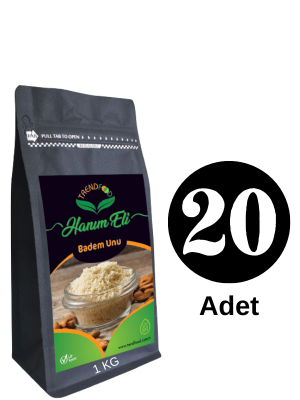 Trend Food Ketojenik Glutensiz Badem Unu 20 Kg