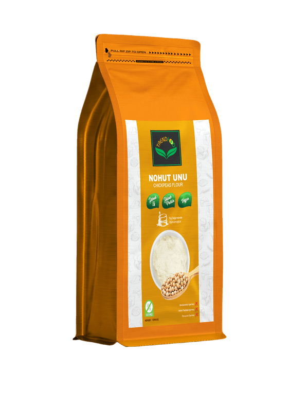 Trend Food 500 g Doğal Glutensiz Nohut Unu  (Chickpeas Flour) Unu