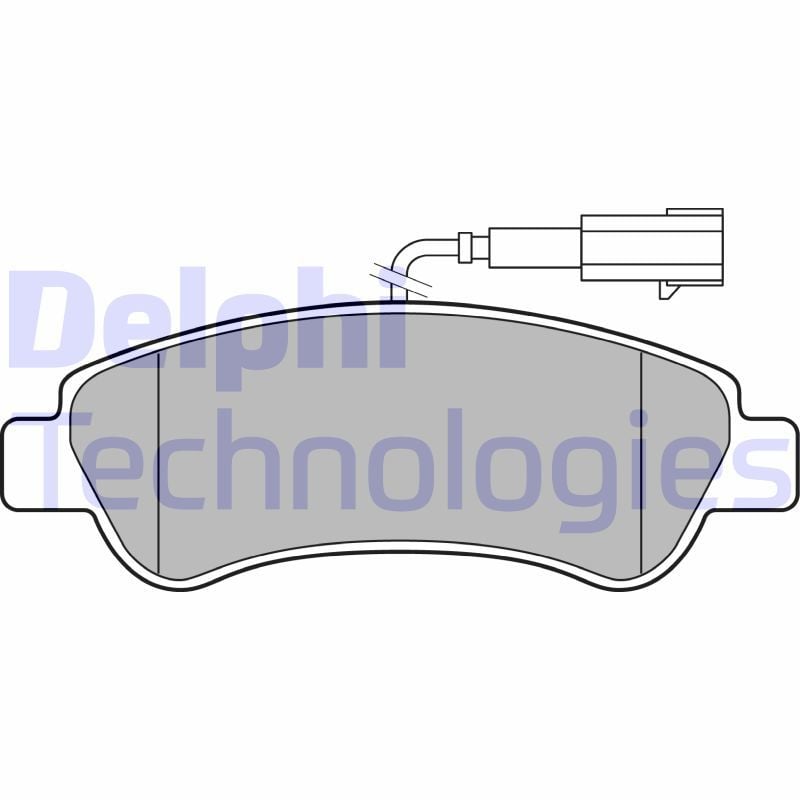 Fiat Ducato 2006-2010 Arası 0 D Delphi Marka Arka Balata Fişli