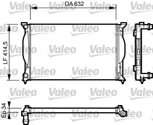 Audi A6 1997-2005 Arası 2.0 Valeo Marka Su Radyatörü
