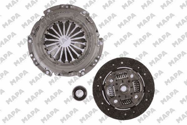Peugeot 207 2006-2015 Arası 1.6 16V VTi, 1.6 16V, 1.4 16V Mapa Marka Debriyaj Seti