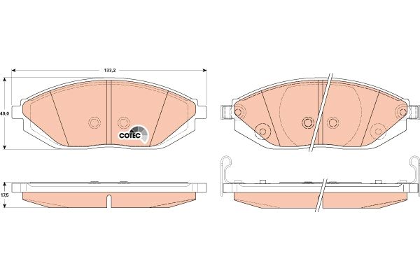 Chevrolet Spark 2009-2013 Arası 1.0 TRW Marka Ön Balata