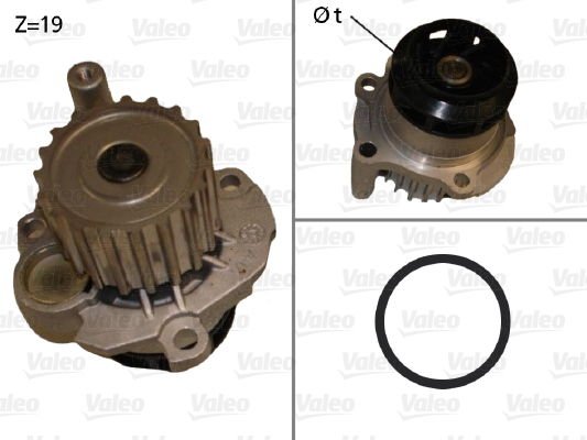Seat Ibiza 2002-2009 Arası 1.9 SDI Valeo Marka Devirdaim Su Pompası