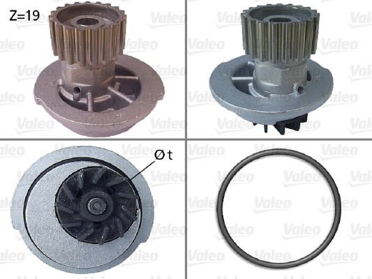 Chevrolet Nubira 2005-2011 Arası 1.4 Valeo Marka Devirdaim Su Pompası