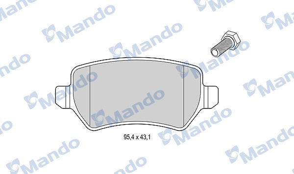 Opel Astra 2004-2014 Arası 1.6 LPG, 1.4 LPG, 1.4 Mando Marka Arka Balata