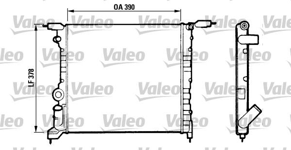 Renault 19 1988-2003 Arası 1.4 Valeo Marka Su Radyatörü