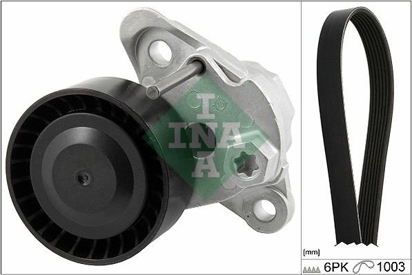 Volkswagen Polo 2009-2013 Arası 1.0 INA Marka Vantilatör Kayış Seti