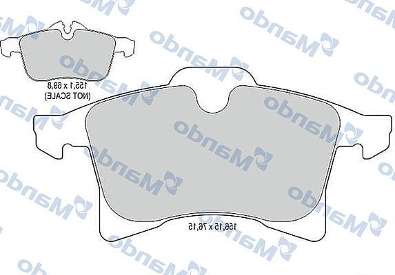 Opel Astra 2004-2014 Arası 1.6 LPG, 1.9 CDTI, 1.4, 1.9 CDTI 16V, 1.4 LPG, 1.3 CDTI, 1.7 CDTI Mando Marka Ön Balata