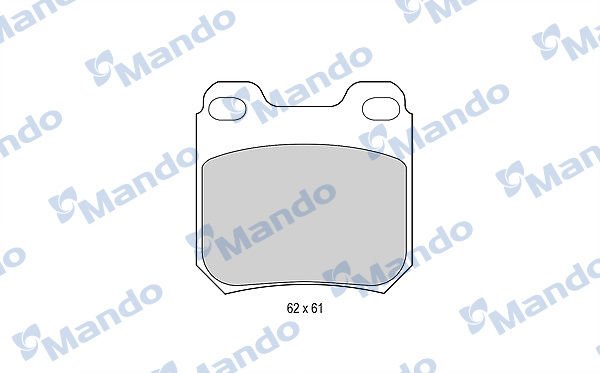 Opel Omega 1986-2005 Arası 2.0, 2.3 TD Interc., 1.8, 1.8 S, 3.0, 1.8 N, 2.3 D Mando Marka Arka Balata