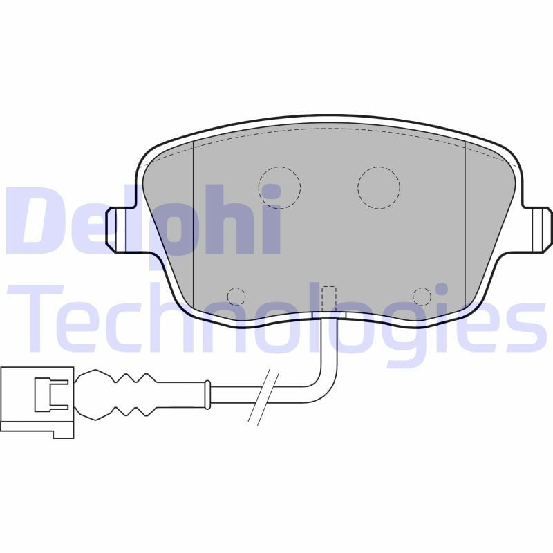 Skoda Fabia 1999-2008 Arası 1.9 SDI Delphi Marka Ön Balata Fişli